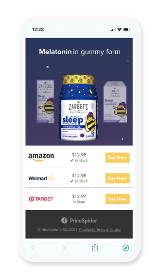 screenshot of Where to Buy